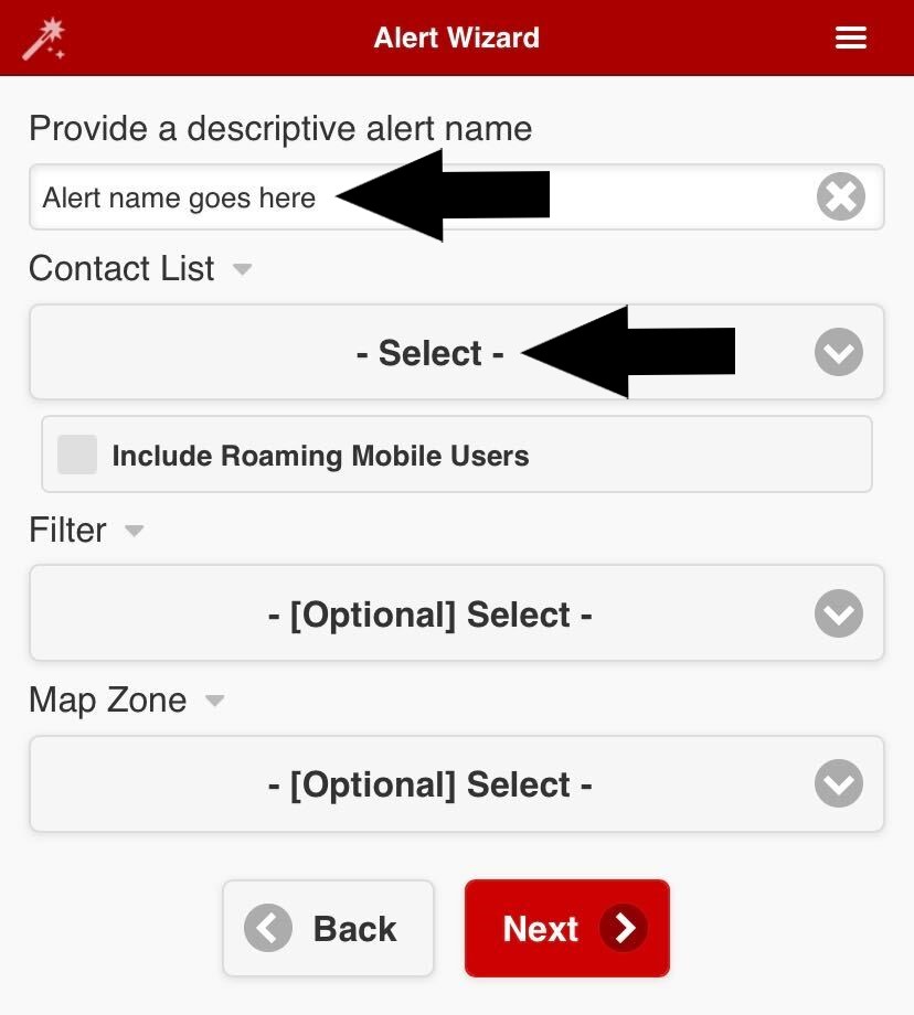 2._Give_alert_a_name__tap_Contact_Lists_arrows.jpg